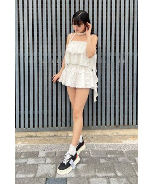BABLETWO(ビーエイブルトゥー)の「saya frill skirt-white(スカート・レディース・その他・ONE SIZE)」の5枚目の写真
