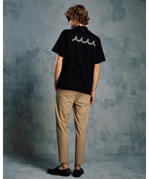 wjk（ダヴルジェイケイ）の「cut-off mock S/S(printed)（Tシャツ/カットソー・メンズ・ブラック/ホワイト・SMALL/MEDIUM/LARGE/X-LARGE）」の16枚目の写真