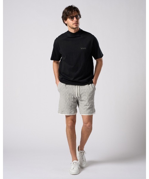 wjk（ダヴルジェイケイ）の「cut-off mock S/S(printed)（Tシャツ/カットソー・メンズ・ブラック/ホワイト・SMALL/MEDIUM/LARGE/X-LARGE）」の19枚目の写真