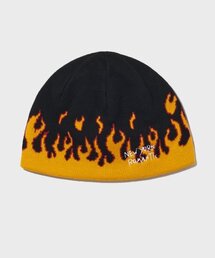 BEARDED KID（ビアーデッドキッド）の「フレイムビーニー レッド（ニットキャップ/ビーニー）」