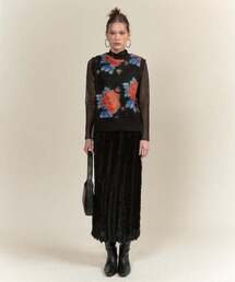 SETSETSET（セットセットセット）の「ファーニットバンディングHラインスカート（スカート）」