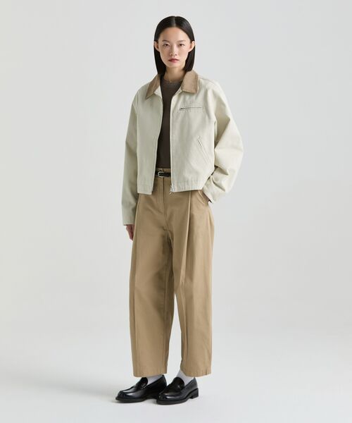 MUSINSA STANDARD WOMAN（ムシンサスタンダードウーマン）の「ウィメンズキャンバスワークジャケット [クリーム]（デニムジャケット・レディース・その他・LARGE/MEDIUM/SMALL/X-SMALL）」の9枚目の写真