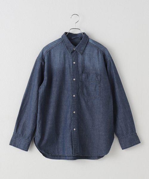 Spick & Span（スピックアンドスパン）の「シャンブレールーズシャツ（シャツ/ブラウス・レディース・スカイブルー/ブルー・FREE）」の9枚目の写真