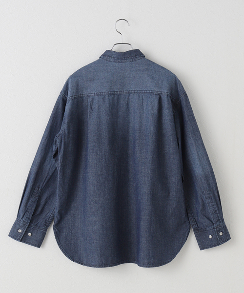 Spick & Span（スピックアンドスパン）の「シャンブレールーズシャツ（シャツ/ブラウス・レディース・スカイブルー/ブルー・FREE）」の10枚目の写真