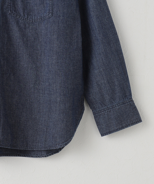 Spick & Span（スピックアンドスパン）の「シャンブレールーズシャツ（シャツ/ブラウス・レディース・スカイブルー/ブルー・FREE）」の11枚目の写真