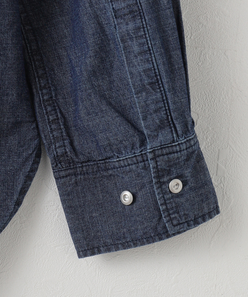 Spick & Span（スピックアンドスパン）の「シャンブレールーズシャツ（シャツ/ブラウス・レディース・スカイブルー/ブルー・FREE）」の3枚目の写真