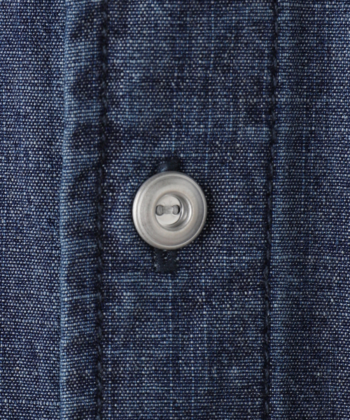 Spick & Span（スピックアンドスパン）の「シャンブレールーズシャツ（シャツ/ブラウス・レディース・スカイブルー/ブルー・FREE）」の4枚目の写真