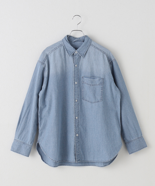 Spick & Span（スピックアンドスパン）の「シャンブレールーズシャツ（シャツ/ブラウス・レディース・スカイブルー/ブルー・FREE）」の14枚目の写真