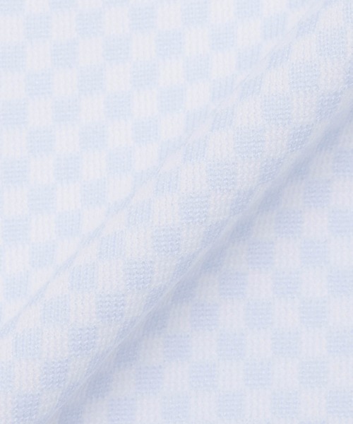 TOKYO SHIRTS（トウキョウシャツ）の「形態安定ノンアイロン ワイド 長袖ストレッチビジネスワイシャツ（ビジネスシャツ・メンズ・サックスブルー・首回り43cm-裄丈86cm/首回り43cm-裄丈82cm/首回り42cm-裄丈86cm/首回り42cm-裄丈82cm/首回り41cm-裄丈86cm/首回り41cm-裄丈82cm/首回り39cm-裄丈84cm/首回り39cm-裄丈80cm/首回り37cm-裄丈80cm）」の5枚目の写真