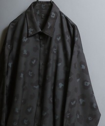 ANPAS（アンパス）の「All-over patterned georgette fluid shirt/ジョーゼット とろみ 総柄長袖シャツ 柄シャツ メンズ ペイズリー/フラワー/幾何学/レトロ/モノトーン（シャツ/ブラウス）」