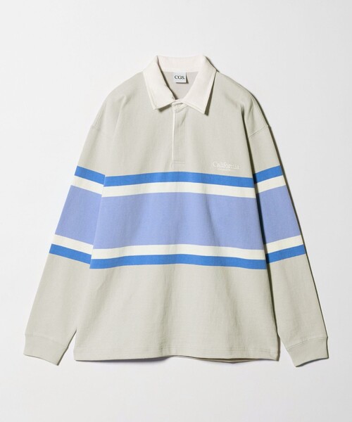 California General Store(California General Store)の「<CGS.>コットン ラガーシャツ(Tシャツ/カットソー・メンズ・ライトブルー/ベージュ・S/L/M)」の2枚目の写真
