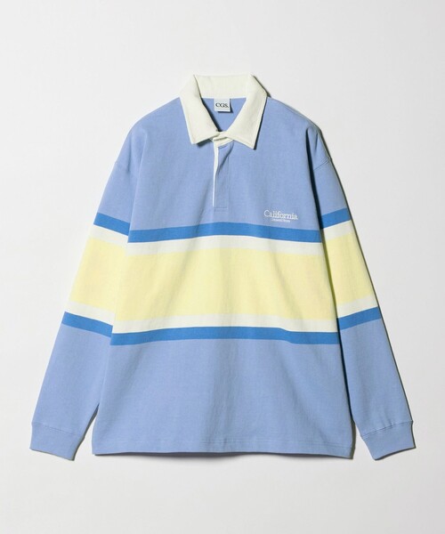 California General Store(California General Store)の「<CGS.>コットン ラガーシャツ(Tシャツ/カットソー・メンズ・ライトブルー/ベージュ・S/L/M)」の1枚目の写真