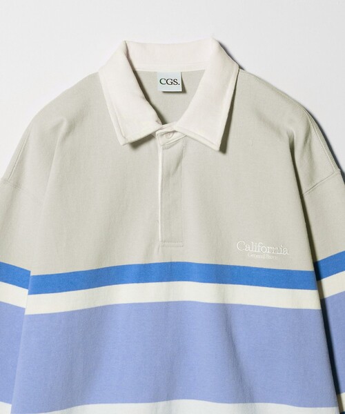 California General Store(California General Store)の「<CGS.>コットン ラガーシャツ(Tシャツ/カットソー・メンズ・ライトブルー/ベージュ・S/L/M)」の12枚目の写真