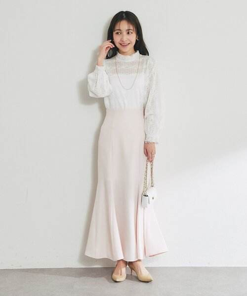 La boutique BonBon(ラブティックボンボン)の「【今すぐお届け!・オケージョン対応】レースブラウス(シャツ/ブラウス・レディース・ホワイト/ネイビー・FREE)」の17枚目の写真