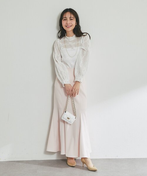 La boutique BonBon(ラブティックボンボン)の「【今すぐお届け!・オケージョン対応】レースブラウス(シャツ/ブラウス・レディース・ホワイト/ネイビー・FREE)」の20枚目の写真