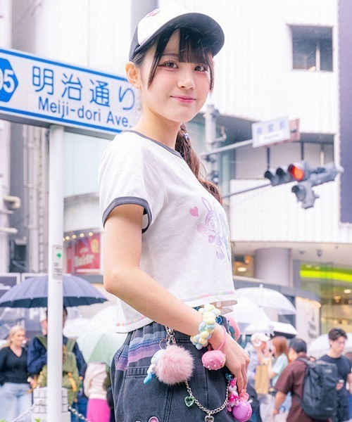 復刻♪ レインボーベリエちゃんリンガーTシャツ（Tシャツ/カットソー
