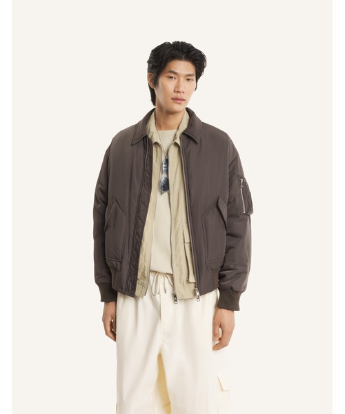 Maison Kitsune(メゾンキツネ)の「BOMBER JACKET(その他アウター・メンズ・ダークブラウン系・M/S/L/XS/XL)」の2枚目の写真