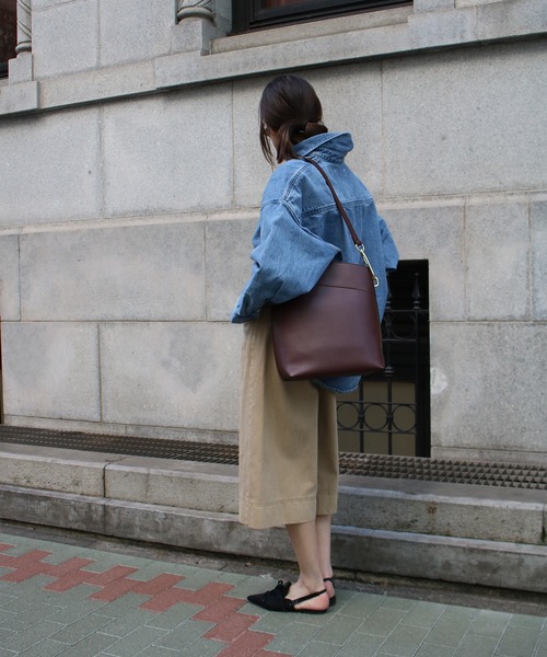 Scrap Book（スクラップブック）の「【atneK AND Scrap Book】アシンメトリーショルダー（ショルダーバッグ・レディース・ブラウン/ブラック・FREE）」の4枚目の写真