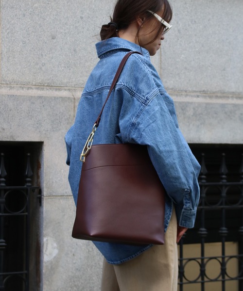 Scrap Book（スクラップブック）の「【atneK AND Scrap Book】アシンメトリーショルダー（ショルダーバッグ・レディース・ブラウン/ブラック・FREE）」の5枚目の写真