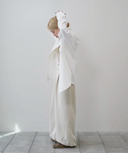 TODAYFUL（トゥデイフル）の「Cottontwill Over Shirts（シャツ/ブラウス・レディース・ホワイト/ブラック・FREE）」の21枚目の写真