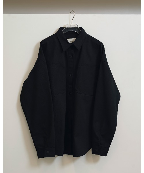TODAYFUL（トゥデイフル）の「Cottontwill Over Shirts（シャツ/ブラウス・レディース・ホワイト/ブラック・FREE）」の10枚目の写真