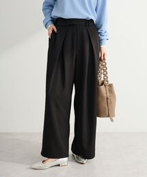 Green Parks | デザインタックワイドパンツ(スラックス)