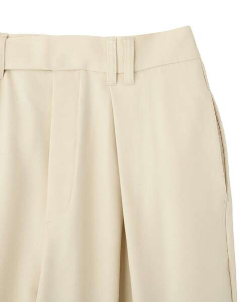 Green　Parks（グリーンパークス）の「デザインタックワイドパンツ（スラックス・レディース・グレー/ライトベージュ/ブラック・FREE）」の19枚目の写真