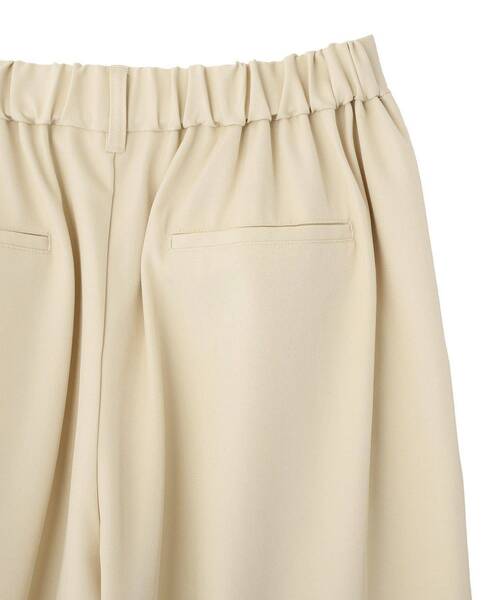 Green　Parks（グリーンパークス）の「デザインタックワイドパンツ（スラックス・レディース・グレー/ライトベージュ/ブラック・FREE）」の22枚目の写真