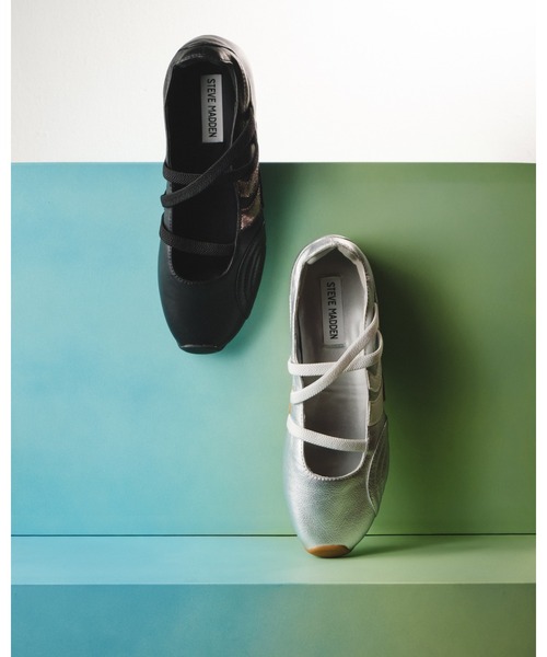 STEVE MADDEN（スティーブマデン）の「メリージェーンスニーカー/S.MADDEN JOISIE-XS（スニーカー・レディース・ブラック/シルバー・23.0cm/23.5-24/24.5cm/22.5cm/23.5cm/24.0cm）」の14枚目の写真