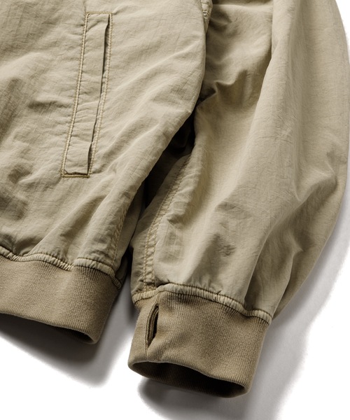 Sandinista（サンディニスタ）の「Bomber Jacket - Overdyed / 後染めボンバージャケット（その他アウター・メンズ・グリーン系その他/グレー系その他/イエロー系その他・SMALL/MEDIUM/LARGE）」の5枚目の写真