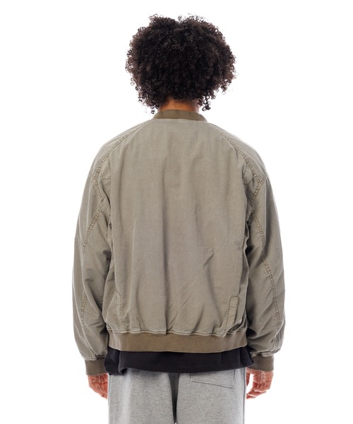 Sandinista（サンディニスタ）の「Bomber Jacket - Overdyed / 後染めボンバージャケット（その他アウター・メンズ・グリーン系その他/グレー系その他/イエロー系その他・SMALL/MEDIUM/LARGE）」の13枚目の写真
