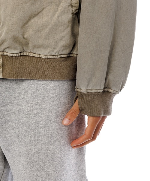 Sandinista（サンディニスタ）の「Bomber Jacket - Overdyed / 後染めボンバージャケット（その他アウター・メンズ・グリーン系その他/グレー系その他/イエロー系その他・SMALL/MEDIUM/LARGE）」の14枚目の写真