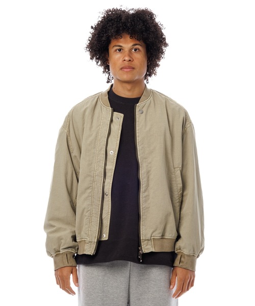 Sandinista（サンディニスタ）の「Bomber Jacket - Overdyed / 後染めボンバージャケット（その他アウター・メンズ・グリーン系その他/グレー系その他/イエロー系その他・SMALL/MEDIUM/LARGE）」の15枚目の写真