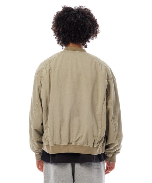 Sandinista（サンディニスタ）の「Bomber Jacket - Overdyed / 後染めボンバージャケット（その他アウター・メンズ・グリーン系その他/グレー系その他/イエロー系その他・SMALL/MEDIUM/LARGE）」の17枚目の写真