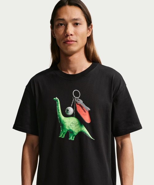 NIKE(ナイキ)の「ナイキ NIKE ナイキSB LSE DINO KEYCHA S/S Tシャツ(Tシャツ/カットソー・メンズ・ブラック/ブルー・S/M/L/LL/3L)」の2枚目の写真