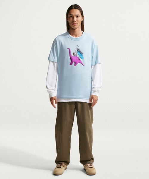 NIKE（ナイキ）の「ナイキ NIKE ナイキSB LSE DINO KEYCHA S/S Tシャツ（Tシャツ/カットソー・メンズ・ブラック/ブルー・S/M/L/LL/3L）」の10枚目の写真