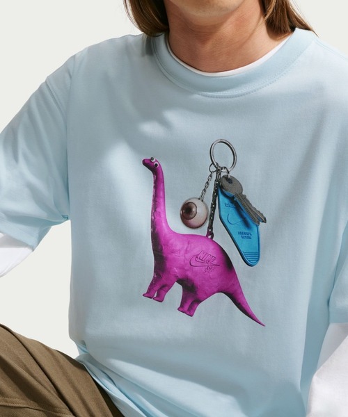 NIKE（ナイキ）の「ナイキ NIKE ナイキSB LSE DINO KEYCHA S/S Tシャツ（Tシャツ/カットソー・メンズ・ブラック/ブルー・S/M/L/LL/3L）」の8枚目の写真