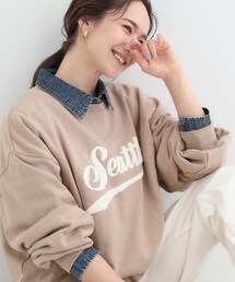 SHOO・LA・RUE | 【洗濯機可/S-LL】コーデの主役になる ロゴアソート 裏毛スウェット(スウェット)