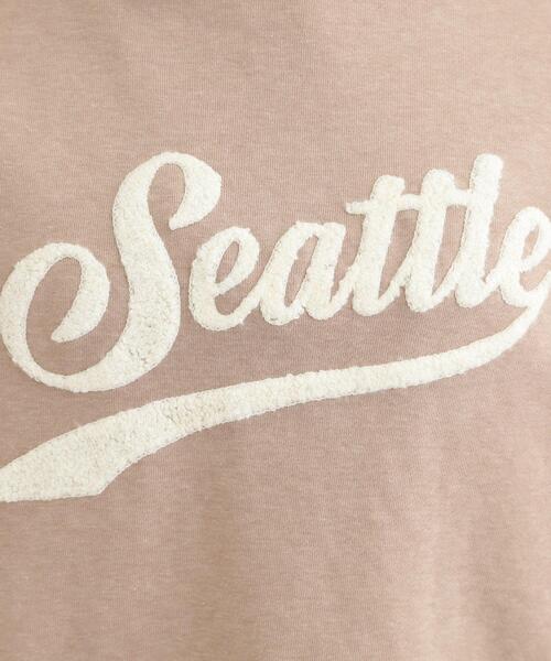 SHOO・LA・RUE（シューラルー）の「サガラ刺繍アソート裏毛スウェット（スウェット・レディース・ライトグレー系/ピンク系1/チャコールグレー/ブラウン系2・04/03/02/01）」の12枚目の写真