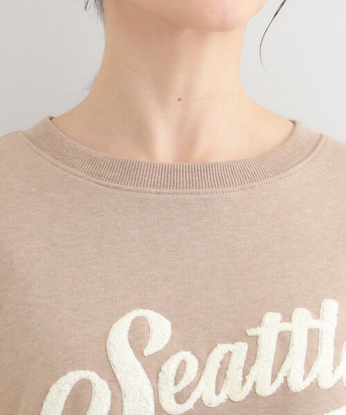 SHOO・LA・RUE（シューラルー）の「サガラ刺繍アソート裏毛スウェット（スウェット・レディース・ライトグレー系/ピンク系1/チャコールグレー/ブラウン系2・04/03/02/01）」の16枚目の写真