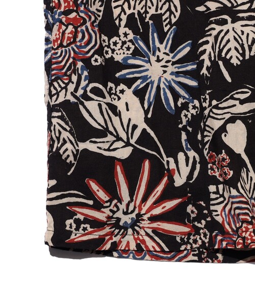 BEAMS PLUS(ビームスプラス)の「Open Collar Block Print ②(シャツ/ブラウス・メンズ・ブラック・X-LARGE/SMALL/LARGE/MEDIUM)」の6枚目の写真