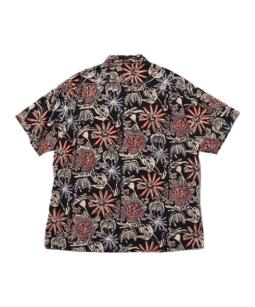 BEAMS PLUS(ビームスプラス)の「Open Collar Block Print ②(シャツ/ブラウス・メンズ・ブラック・X-LARGE/SMALL/LARGE/MEDIUM)」の8枚目の写真