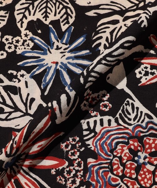 BEAMS PLUS(ビームスプラス)の「Open Collar Block Print ②(シャツ/ブラウス・メンズ・ブラック・X-LARGE/SMALL/LARGE/MEDIUM)」の9枚目の写真
