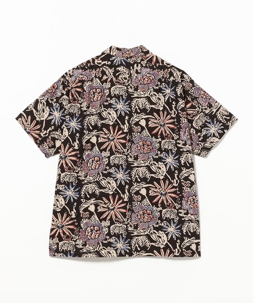 BEAMS PLUS(ビームスプラス)の「Open Collar Block Print ②(シャツ/ブラウス・メンズ・ブラック・X-LARGE/SMALL/LARGE/MEDIUM)」の12枚目の写真