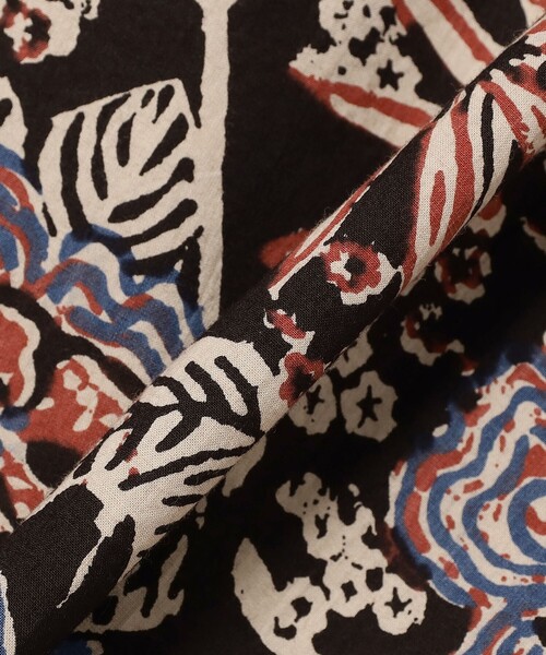 BEAMS PLUS(ビームスプラス)の「Open Collar Block Print ②(シャツ/ブラウス・メンズ・ブラック・X-LARGE/SMALL/LARGE/MEDIUM)」の14枚目の写真