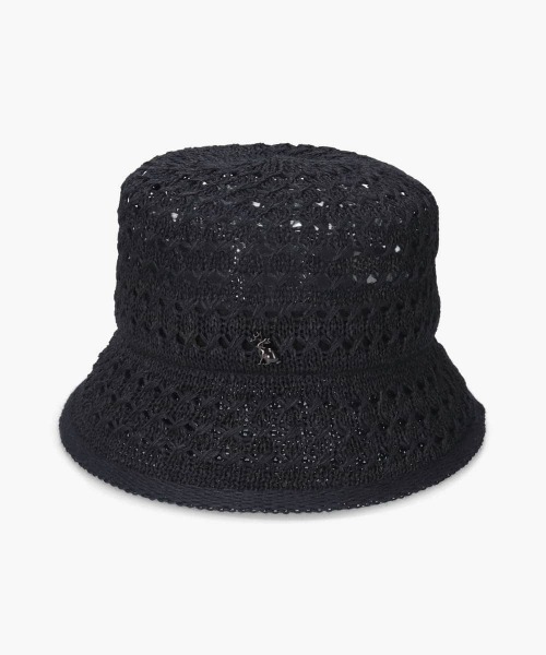 arth(アース)の「arth Cable Mesh Thermo Bucket / アース(ハット・レディース・ネイビー/ホワイト/グリーン・M/57.5cm)」の9枚目の写真