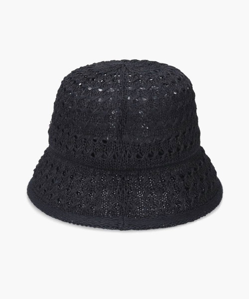 arth(アース)の「arth Cable Mesh Thermo Bucket / アース(ハット・レディース・ネイビー/ホワイト/グリーン・M/57.5cm)」の10枚目の写真