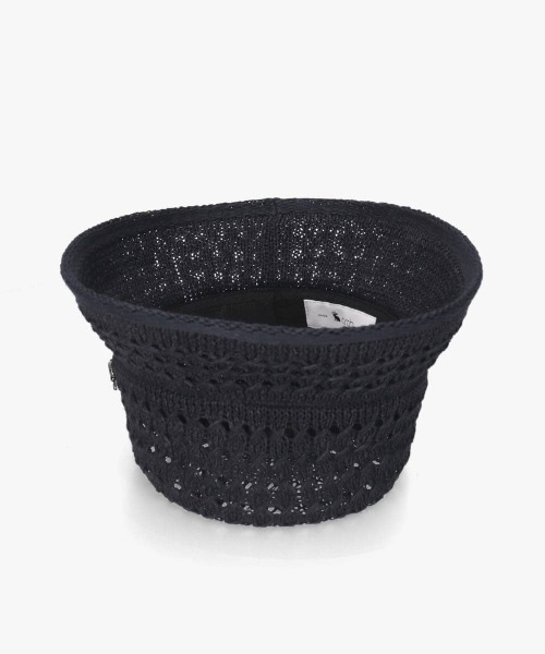 arth(アース)の「arth Cable Mesh Thermo Bucket / アース(ハット・レディース・ネイビー/ホワイト/グリーン・M/57.5cm)」の12枚目の写真