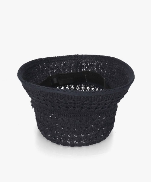 arth(アース)の「arth Cable Mesh Thermo Bucket / アース(ハット・レディース・ネイビー/ホワイト/グリーン・M/57.5cm)」の13枚目の写真