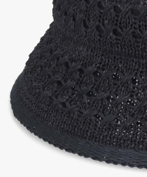 arth(アース)の「arth Cable Mesh Thermo Bucket / アース(ハット・レディース・ネイビー/ホワイト/グリーン・M/57.5cm)」の15枚目の写真